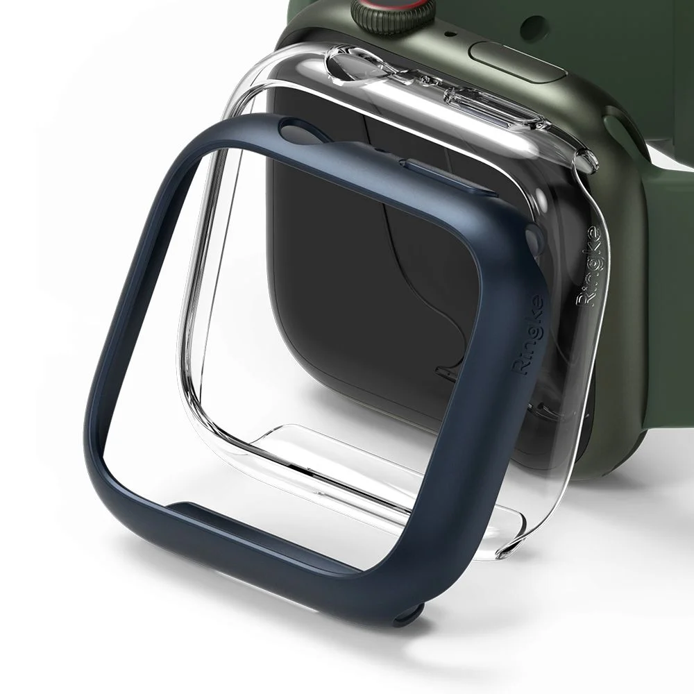 Pouzdro Ringke SLIM Case 2 Pack Apple Watch 9/8/7 (41mm) - Čirý a modrý