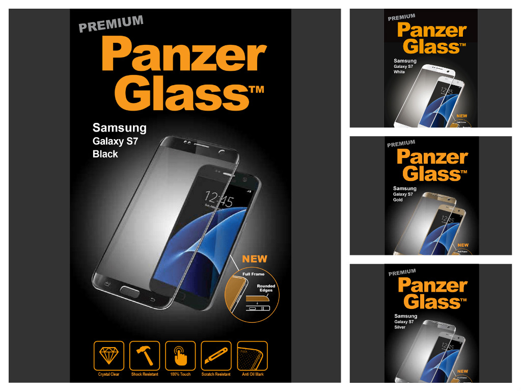 Ochranné sklo PanzerGlass PREMIUM Full Frame na Samsung Galaxy S7 Ochranné sklo PanzerGlass PREMIUM Full Frame na Samsung Galaxy S7