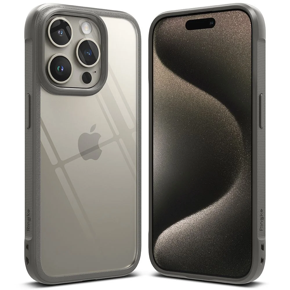 Pouzdro Ringke Fusion Bold iPhone 15 Pro Max - šedé