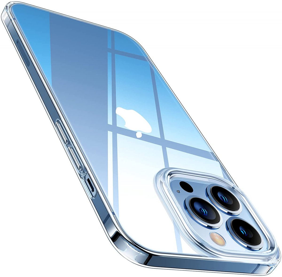 Pouzdro TopQ iPhone 13 Pro Max silikon 1 mm průhledný