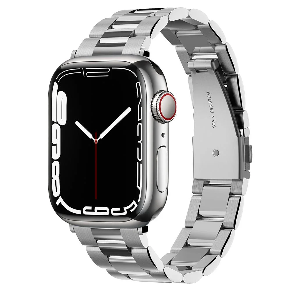 Řemínek Spigen Modern Fit Metal Band Apple Watch Series 6/5/4 a SE (40mm) - Stříbrný