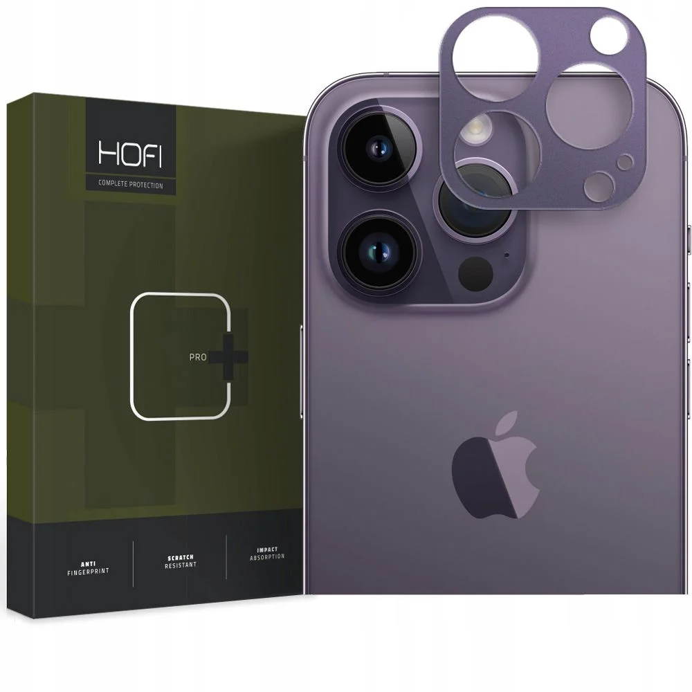 Ochrana fotoaparátu HOFI Alucam Pro+ iPhone 14 Pro / 14 Pro Max - fialová