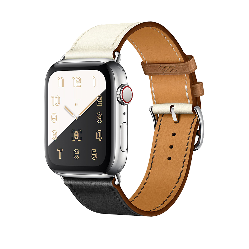 Řemínek iMore Single Tour Apple Watch Series 9/8/7 (45mm) - Noir/Blanc/Gold