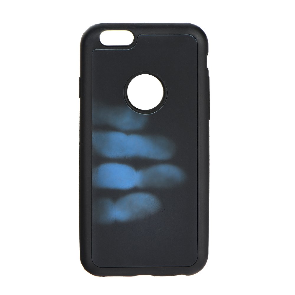 Kryt Forcell Thermo měnící barvu pro Apple iPhone - SE / 5S / 5, ČERNÝ