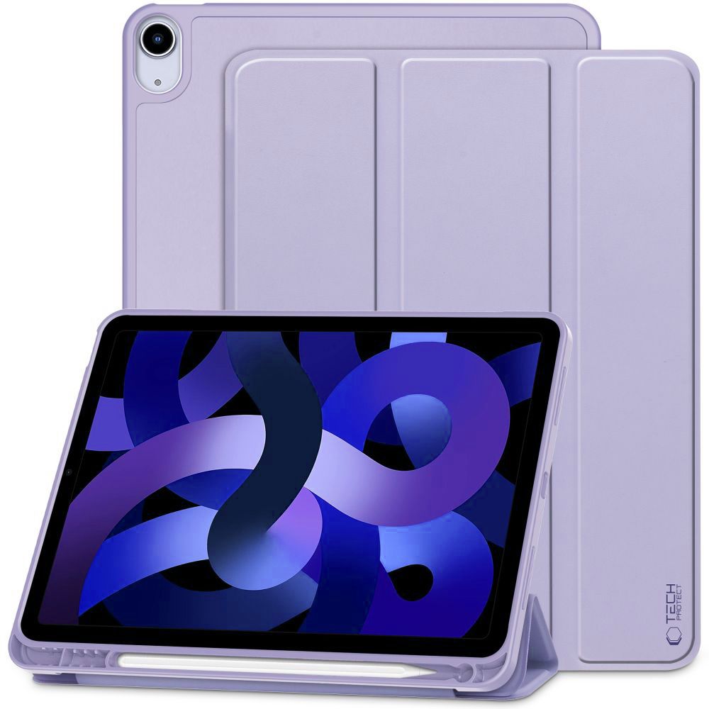 Tech-Protect SmartCase PEN iPad Air 4 (2020) / Air 5 (2022) - Fialové