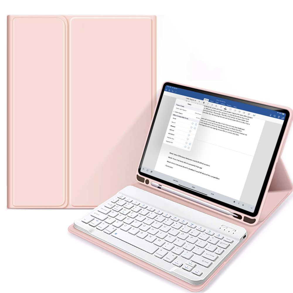 Tech-Protect SC Pen + Keyboard iPad mini 6 (2021) - Růžové
