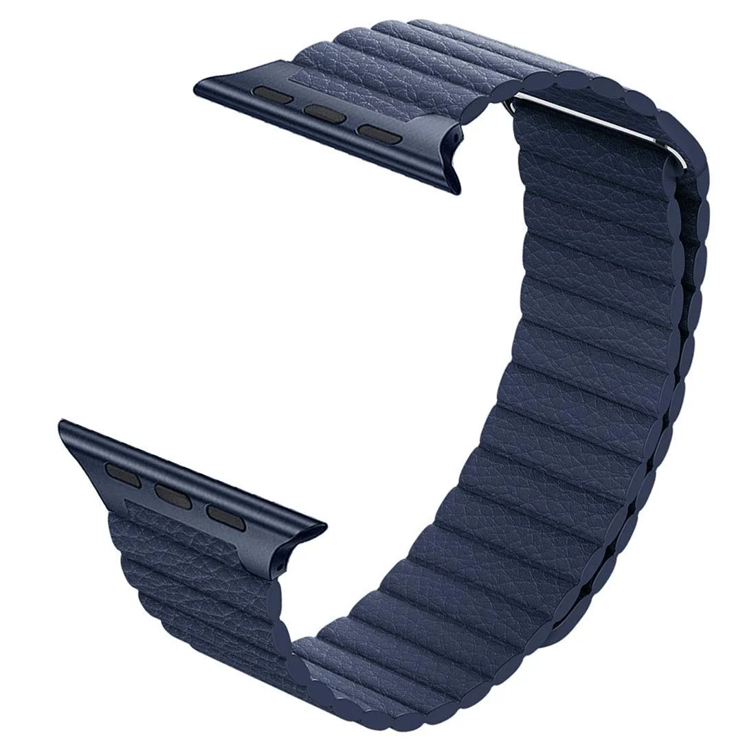 Řemínek iMore Leather Loop Apple Watch Series 9/8/7 (41mm) - Půlnočně modrý