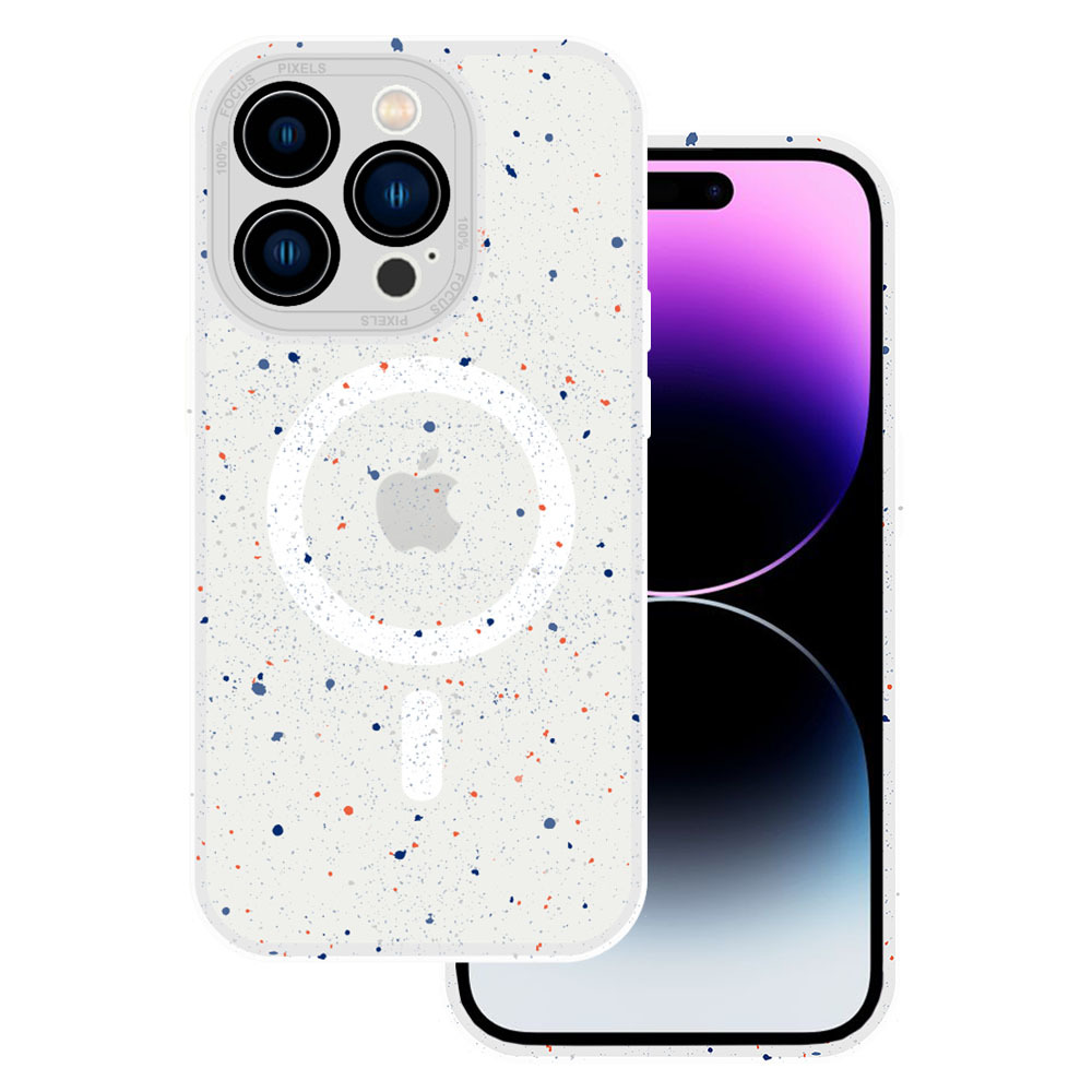 Tel Protect Magnetic Splash Frosted Case iPhone 15 Pro - Bílé