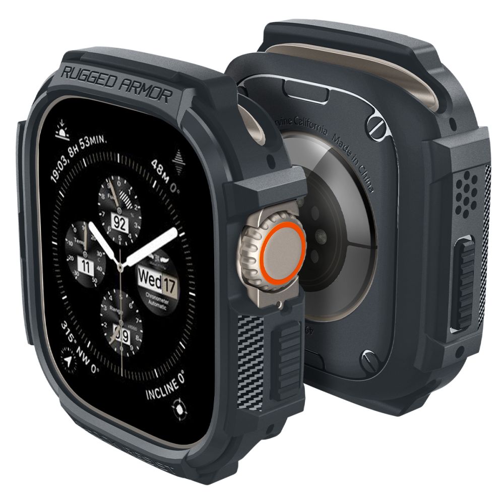 Spigen Rugged Armor Apple Watch Ultra 1/2 49mm - Dark Gray