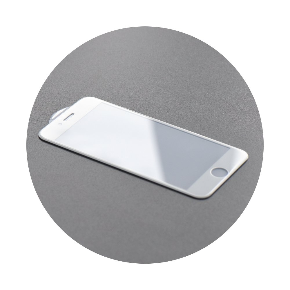 X-ONE Tvrzené sklo 3D FULL COVER 0,3mm na displej iPhone 7/8/SE (2020/2022) - Bílé