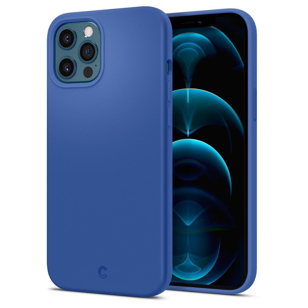 Pouzdro Spigen Cyrill Silicone Iphone 12/12 Pro - Linen Blue