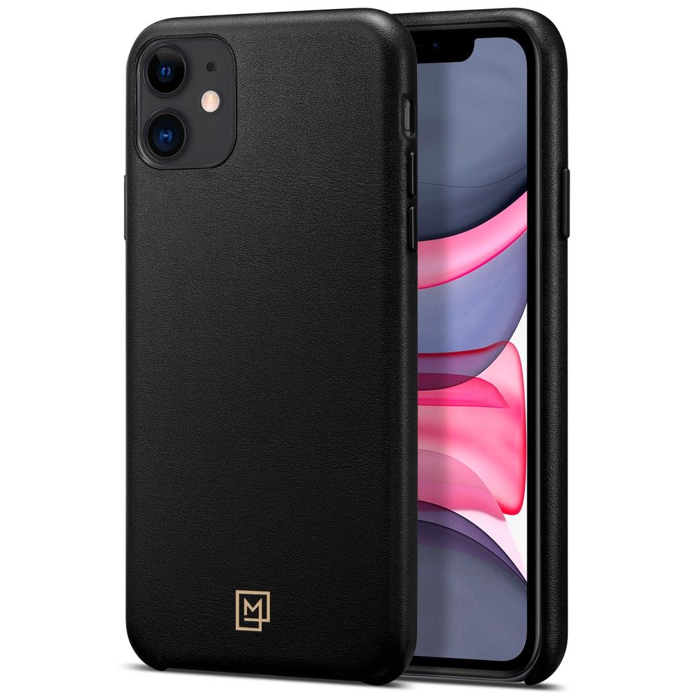 Pouzdro Spigen La Manon Câlin Apple iPhone 11 - Černé (Chic Black)