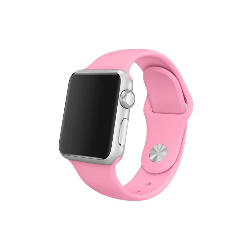 Řemínek iMore SmoothBand pro Apple Watch Series 9/8/7 (45mm) - Růžový