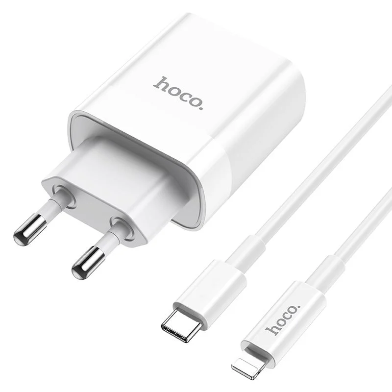Hoco C80A - Bílá + Lightning kabel