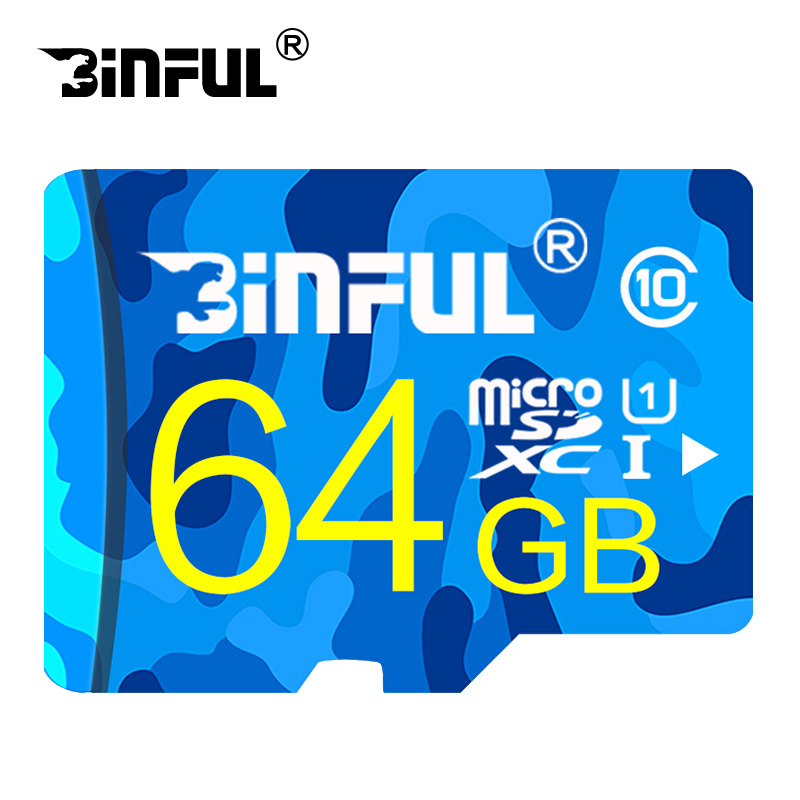 Binful microSDXC 64GB UHS-I U3 + adaptér BF-MC64GA/EU