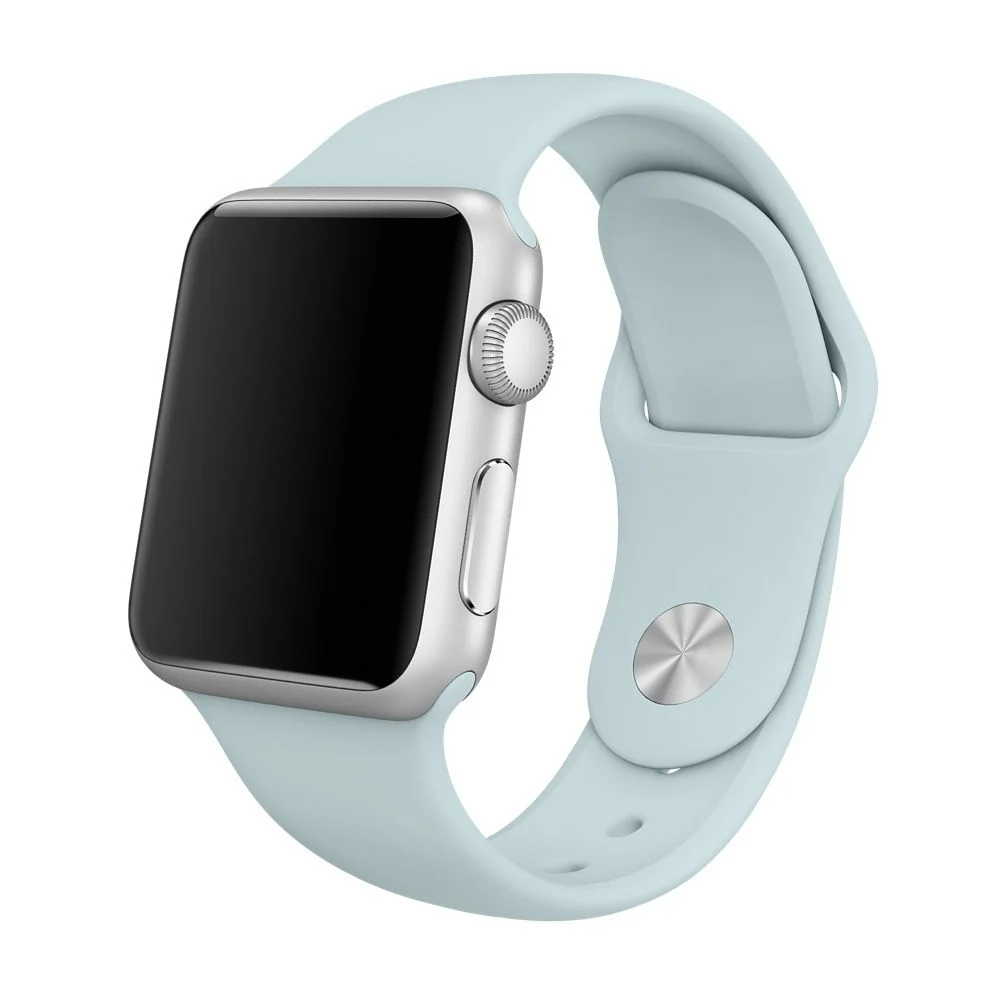 Řemínek iMore SmoothBand pro Apple Watch Series 4/5/6/SE (40mm) - Bledě modrý