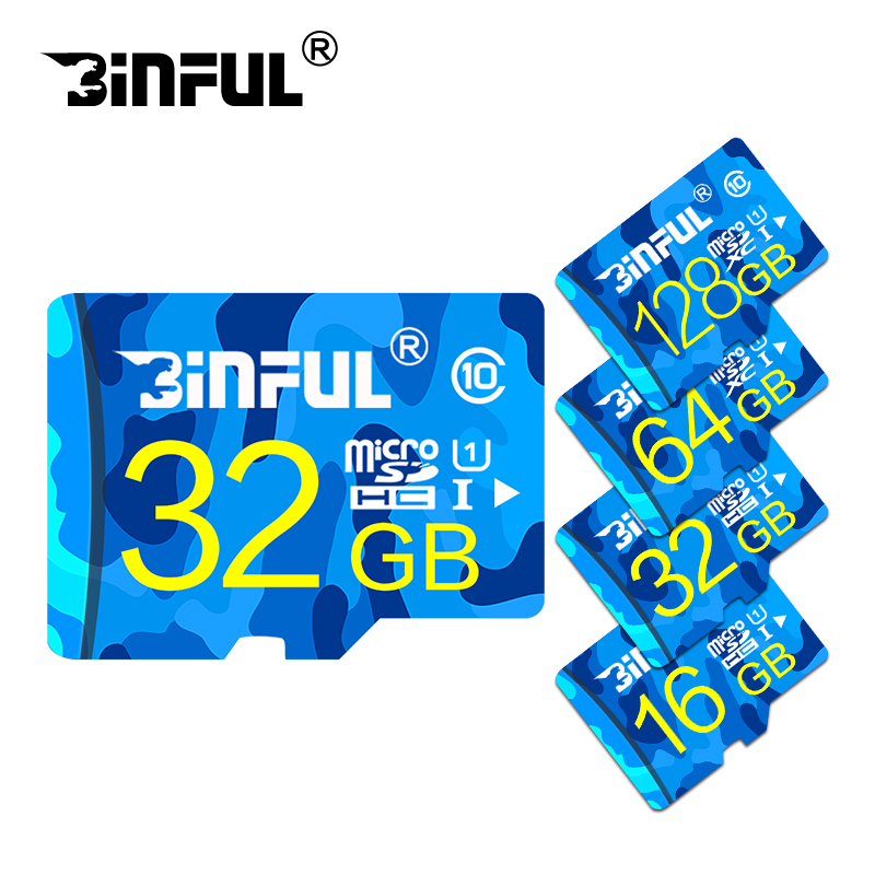 Paměťová karta BINFUL Ocean Blue MicroSDHC/XC Class 10 UHS-I + SD adaptér Paměťová karta BINFUL Ocean Blue MicroSDHC/XC Class 10 UHS-I + SD adaptér