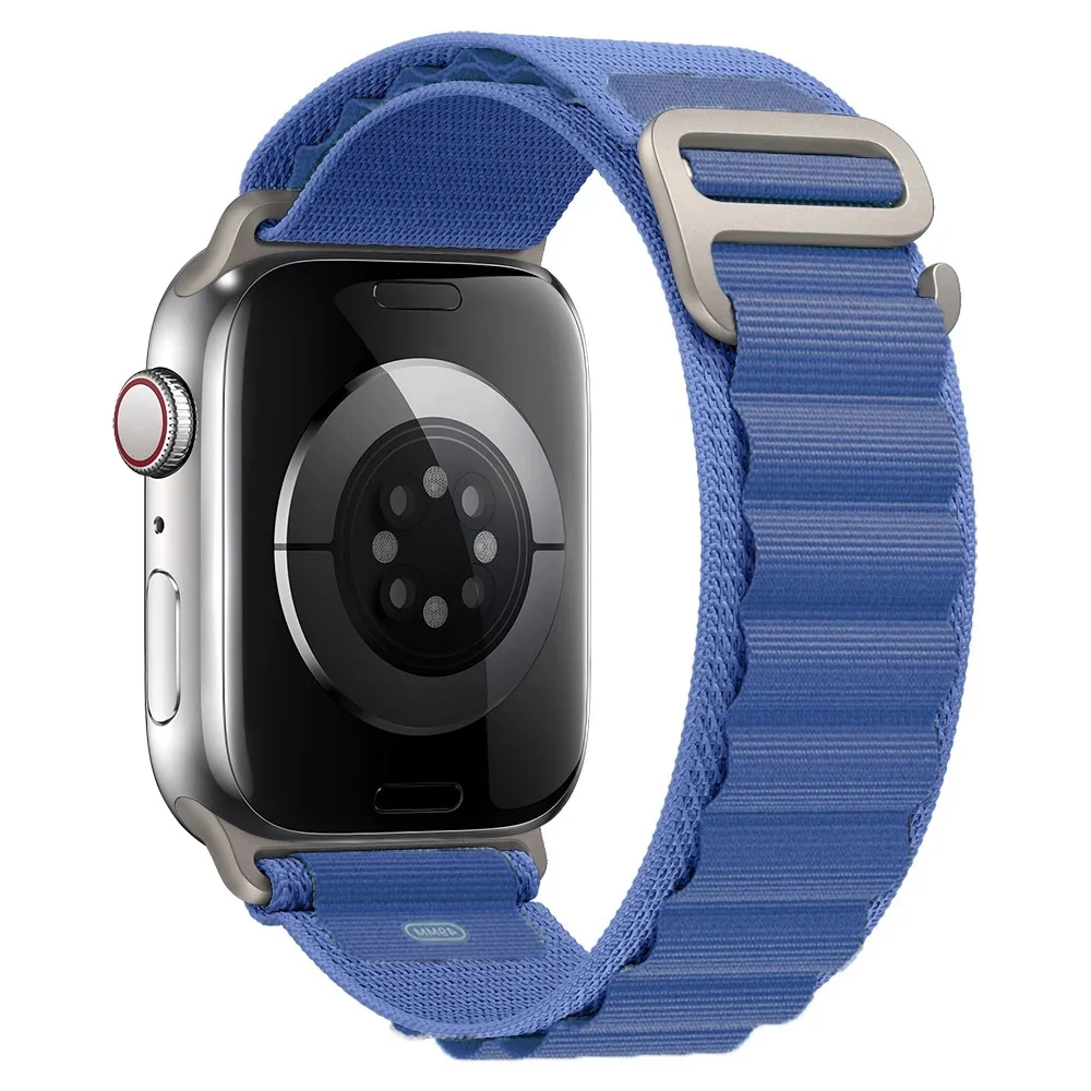 iMore Řemínek Alpský tah pro Apple Watch Series 8/7 (41mm) - Modrý