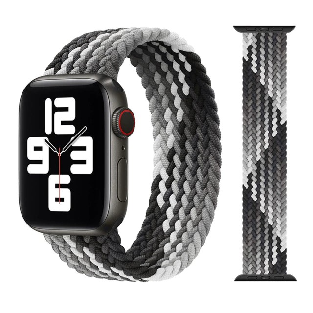 Pletený navlékací řemínek pro Apple Watch Ultra 1/2 49mm - závodní dráha (XS)
