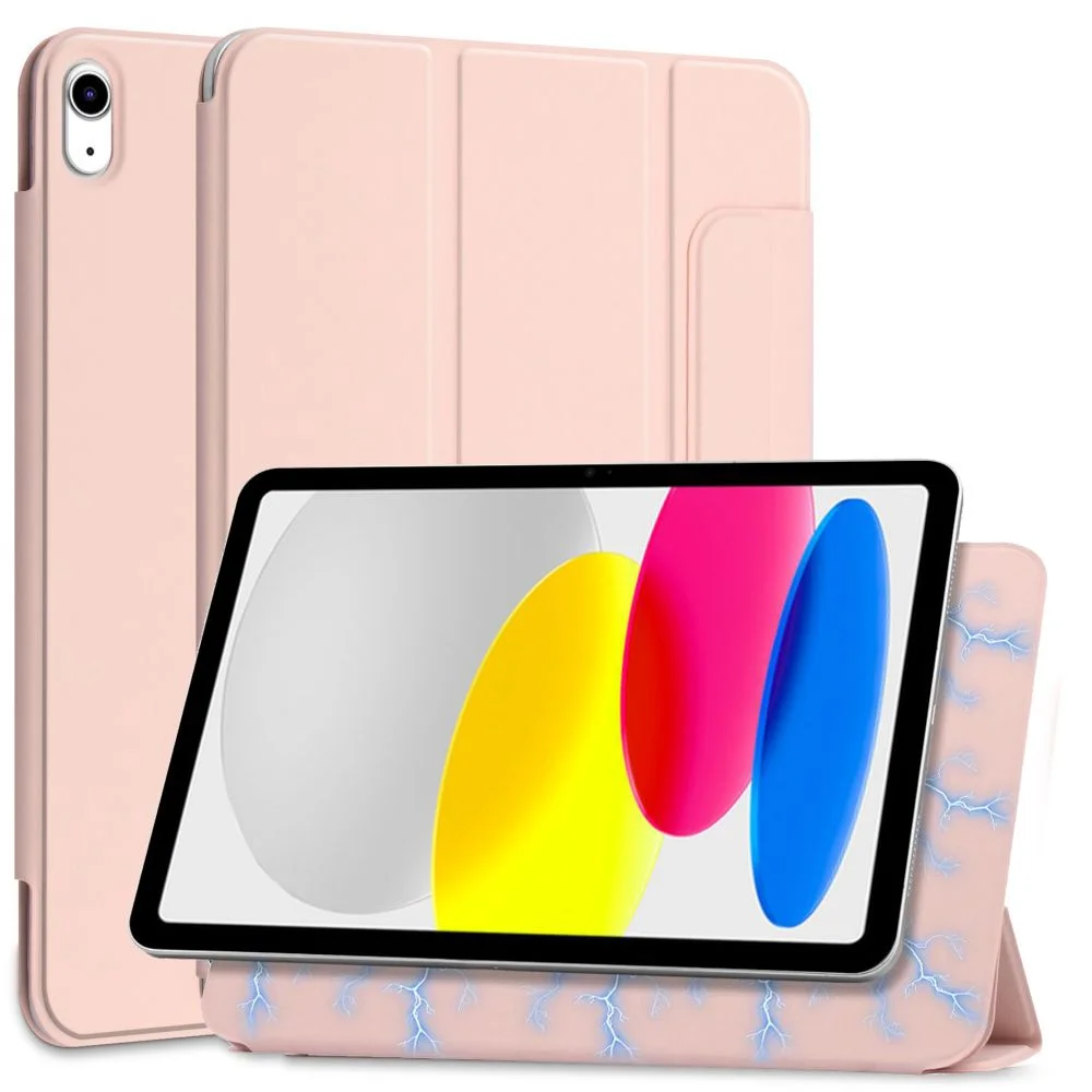 Pouzdro Tech-Protect SmartCase Magnetic Apple iPad 10,9" (2022) - Růžové