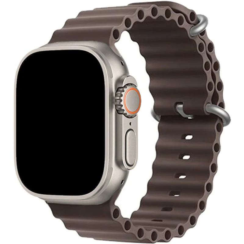 iMore Oceánský řemínek pro Apple Watch Ultra 1/2 (49mm) - Pobřežní šedá