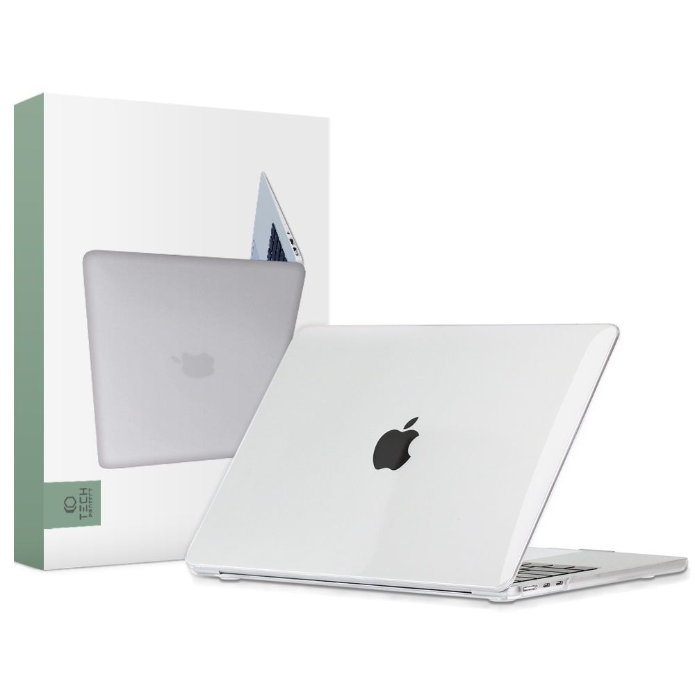 Pouzdro Tech-Protect Smartshell MacBook Air 13" (M2 2022 / M3 2024) - Krystalově čiré