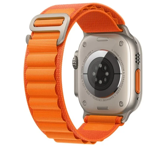iMore Řemínek Alpský tah pro Apple Watch Series 9/8/7 (41mm) - Oranžový