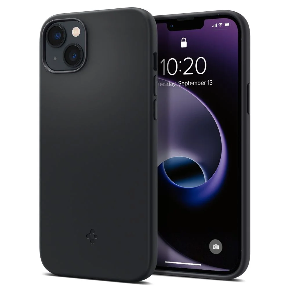 Pouzdro Spigen Silicone Fit MagSafe iPhone 14 - Černé
