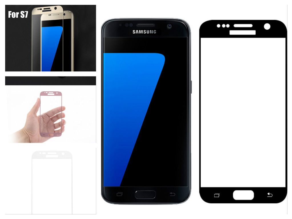 Tvrzené sklo FullCover pro ochranu displeje Samsung Galaxy S7 Tvrzené sklo FullCover pro ochranu displeje Samsung Galaxy S7