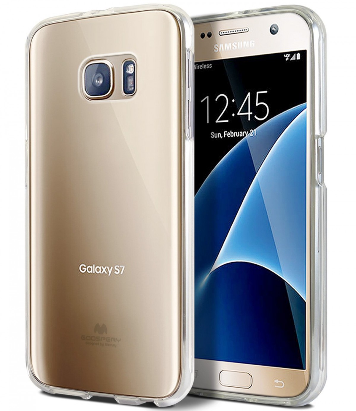 Silikonový obal / kryt Goospery Mercury pro Samsung Galaxy S7, čirý Silikonový obal / kryt Goospery Mercury pro Samsung Galaxy S7, čirý