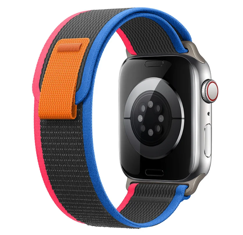 iMore Řemínek Trailový tah Apple Watch Series 6/5/4 a SE (44mm) - deep blue-red