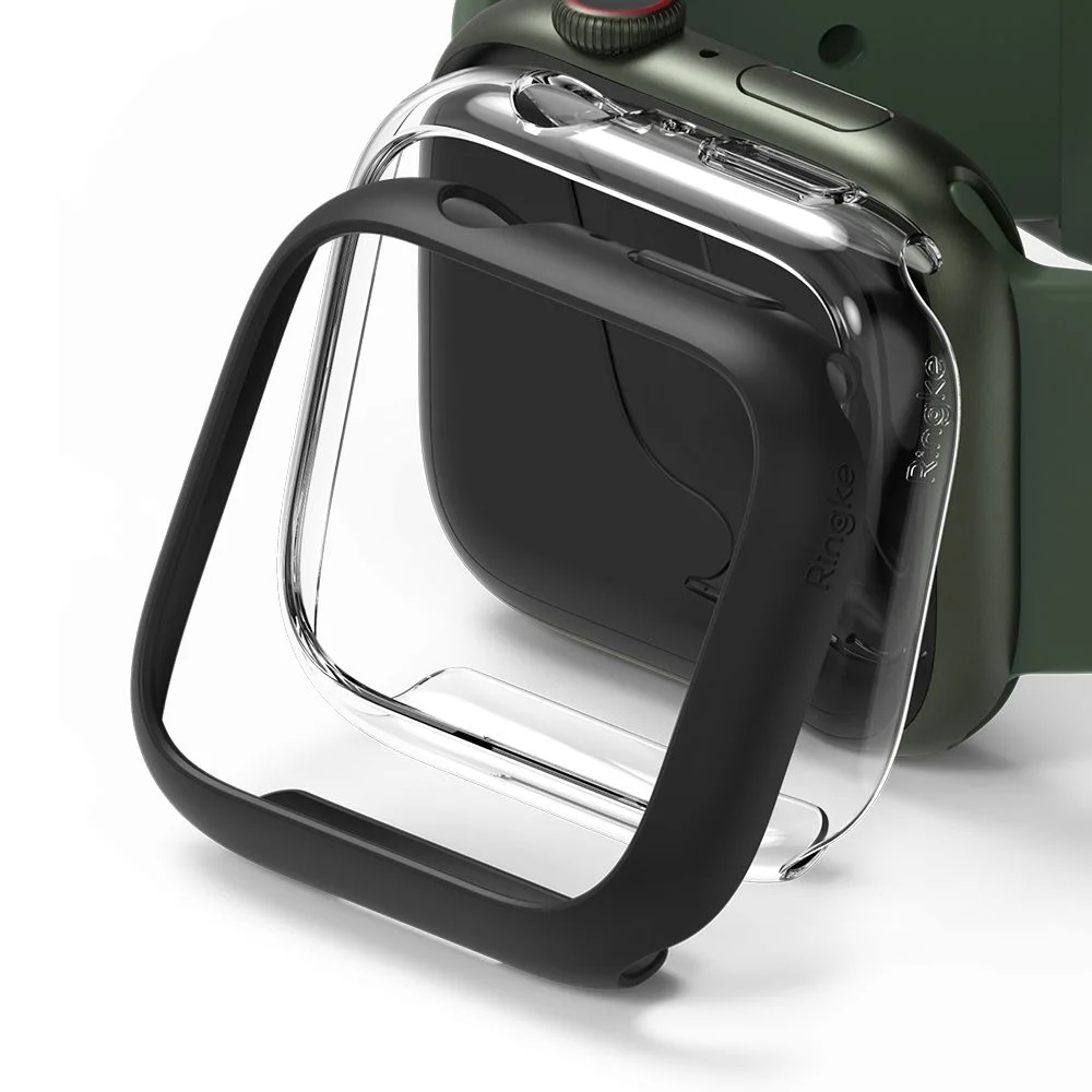 Pouzdro Ringke SLIM Case 2 Pack Apple Watch 9/8/7 (41mm) - Čirý a černý