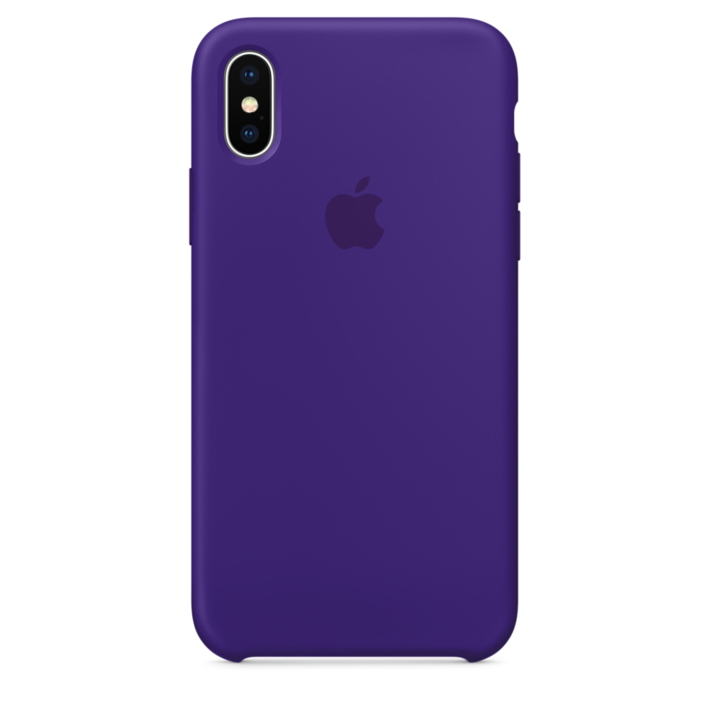 Originální silikonový kryt Apple iPhone X - Tmavě fialový Originální silikonový kryt Apple iPhone X - Tmavě fialový
