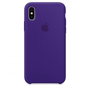 Originální silikonový kryt Apple iPhone X - Tmavě fialový Originální silikonový kryt Apple iPhone X - Tmavě fialový