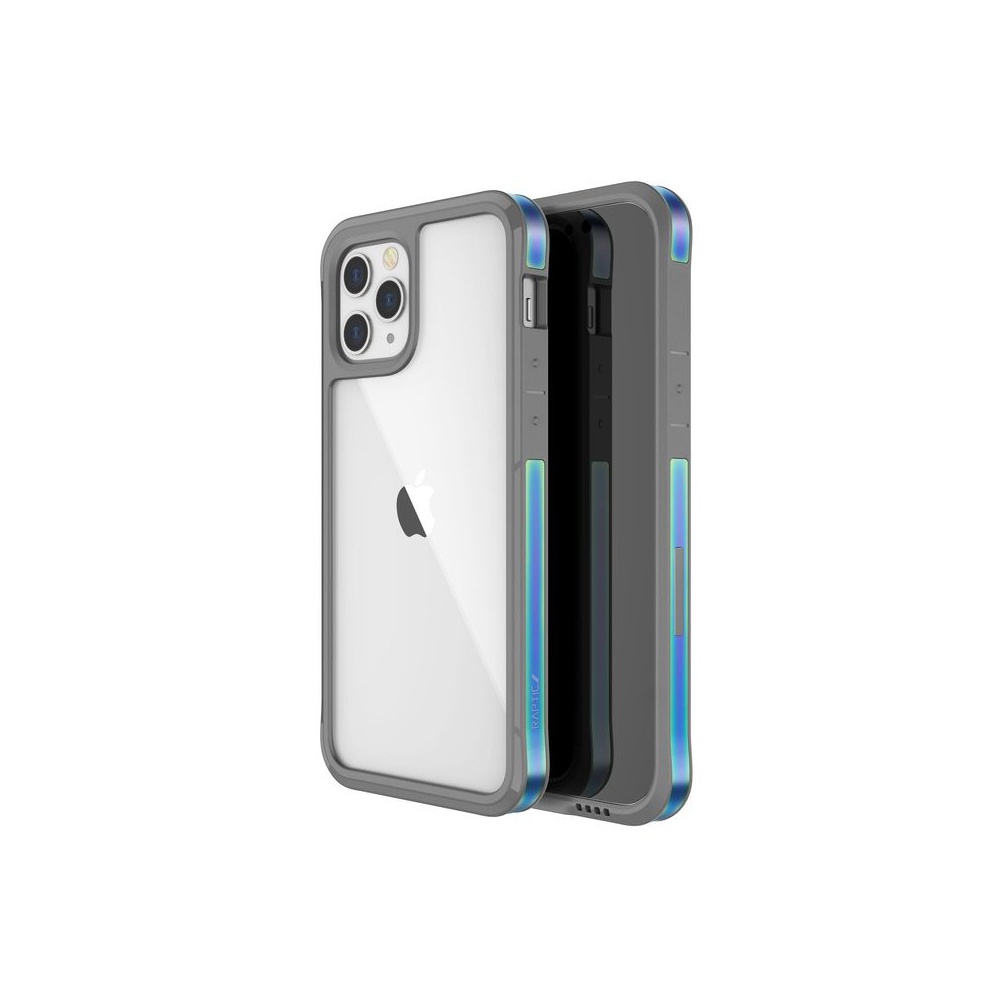 Pouzdro X-Doria Raptic Edge Aluminium Case Apple iPhone 12 Pro Max Drop test 3m Iridescent - Iridescent