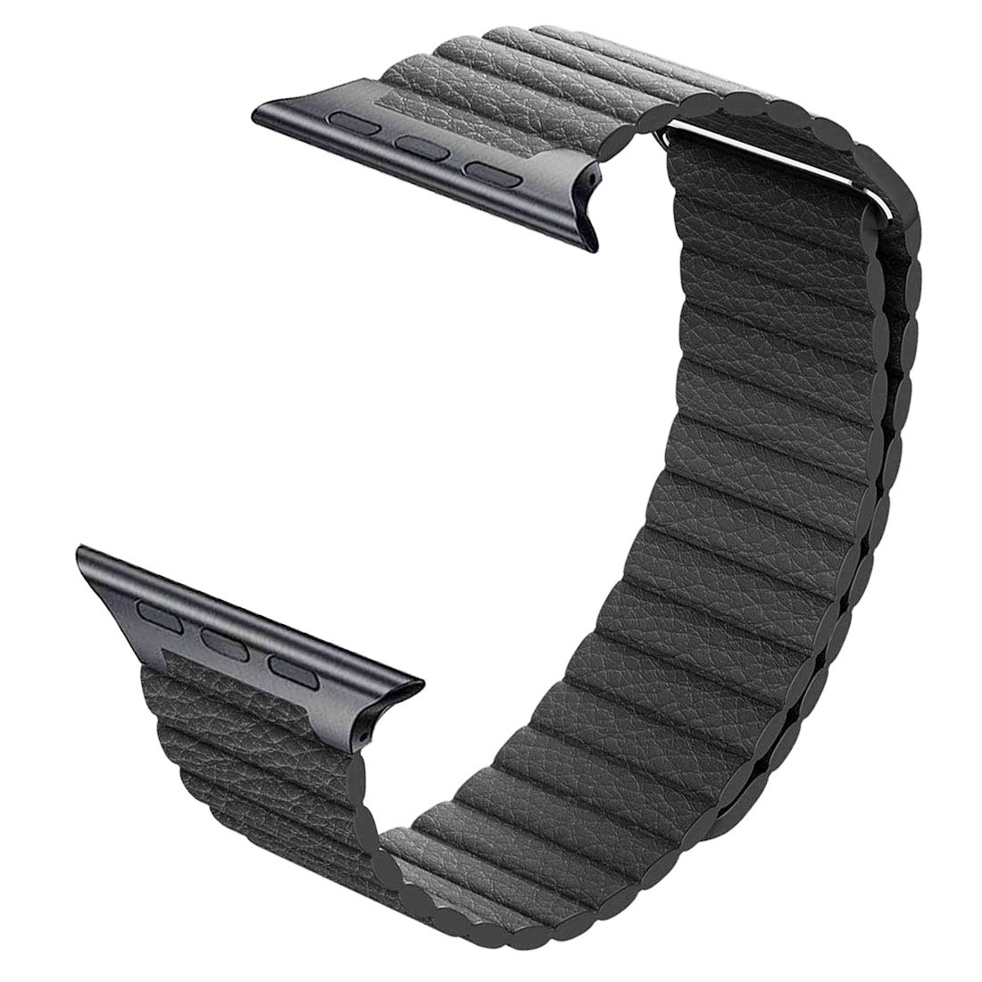 Řemínek iMore Leather Loop Apple Watch Series 3/2/1 (38mm) - Vesmírně šedý