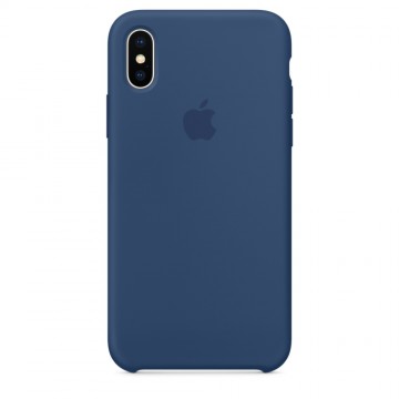 Originální silikonový kryt Apple iPhone X - Kobaltově modrý Originální silikonový kryt Apple iPhone X - Kobaltově modrý
