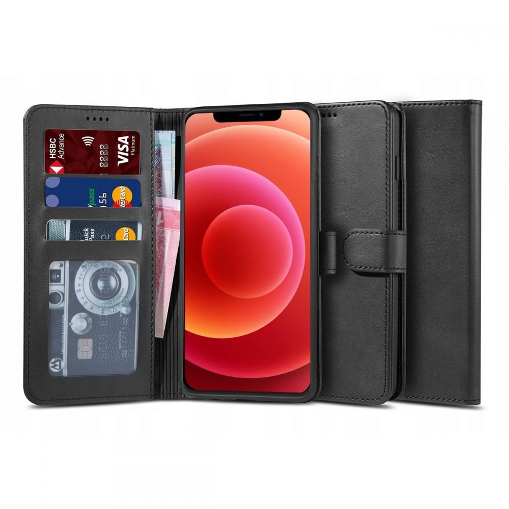 Pouzdro Tech-Protect Wallet ”2” Iphone 12 Mini Černé