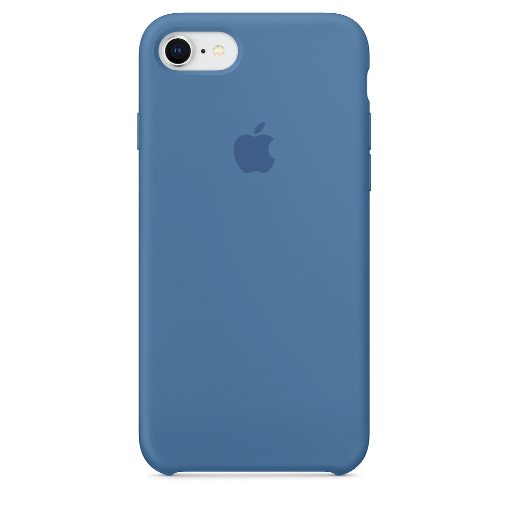 Originální silikonový kryt Apple na iPhone 8 / 7 - Džinově modrý Originální silikonový kryt Apple na iPhone 8 / 7 - Džinově modrý