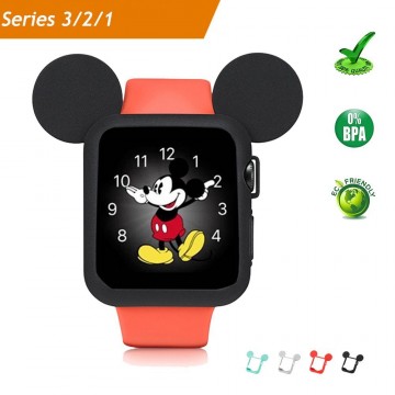 Silikonový obal Cartoon Mickey Apple Watch 42mm / 38mm Series 1, 2, 3 Silikonový obal Cartoon Mickey Apple Watch 42mm / 38mm Series 1, 2, 3