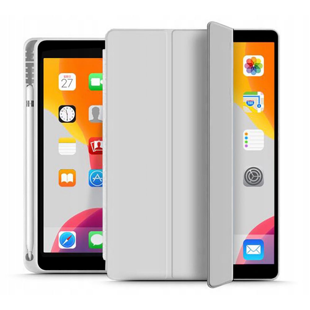 Pouzdro Tech-Protect SmartCase Pen iPad 7/8/9 10,2" (2021/2020/2019) - Šedé