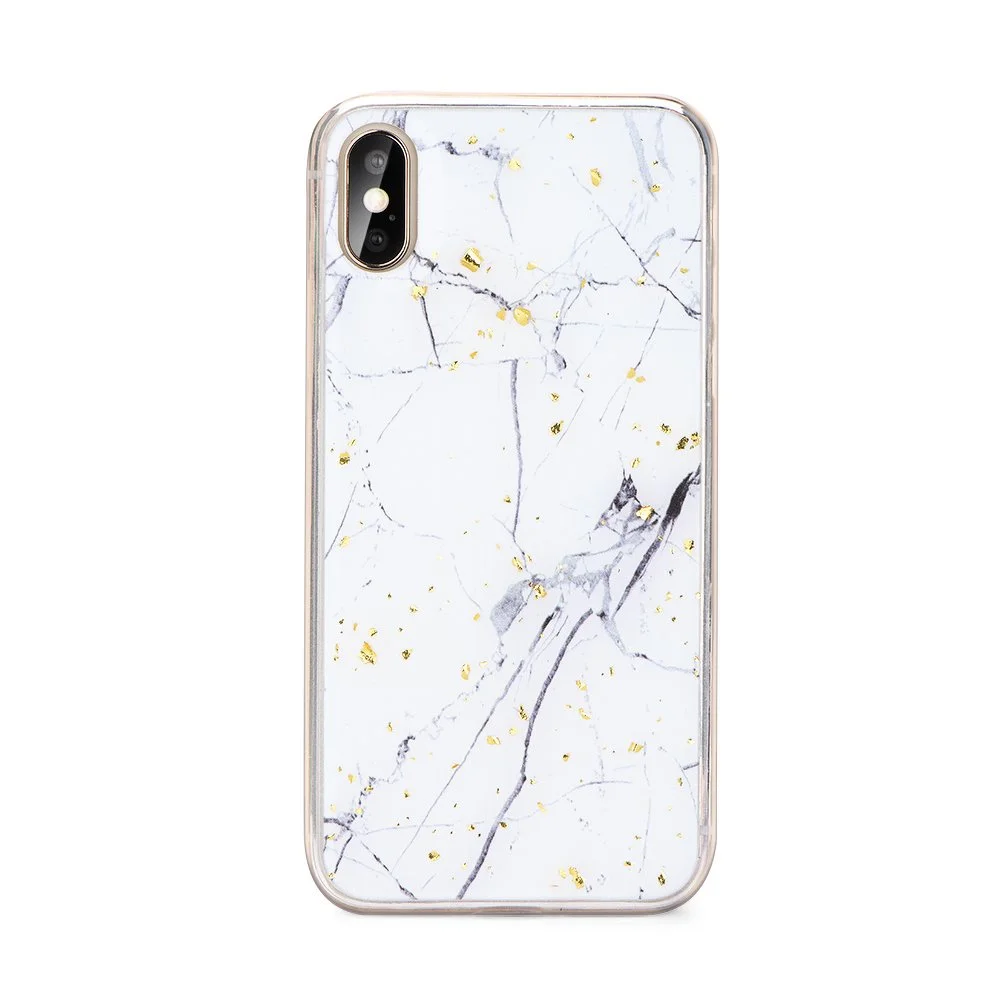 Pouzdro Forcell Marble iPhone 11 Pro - Bílý Mramor