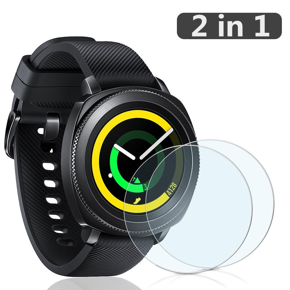 Ochranné tvrzené sklo pro Samsung Gear Sport (2ks) Ochranné tvrzené sklo pro Samsung Gear Sport (2ks)
