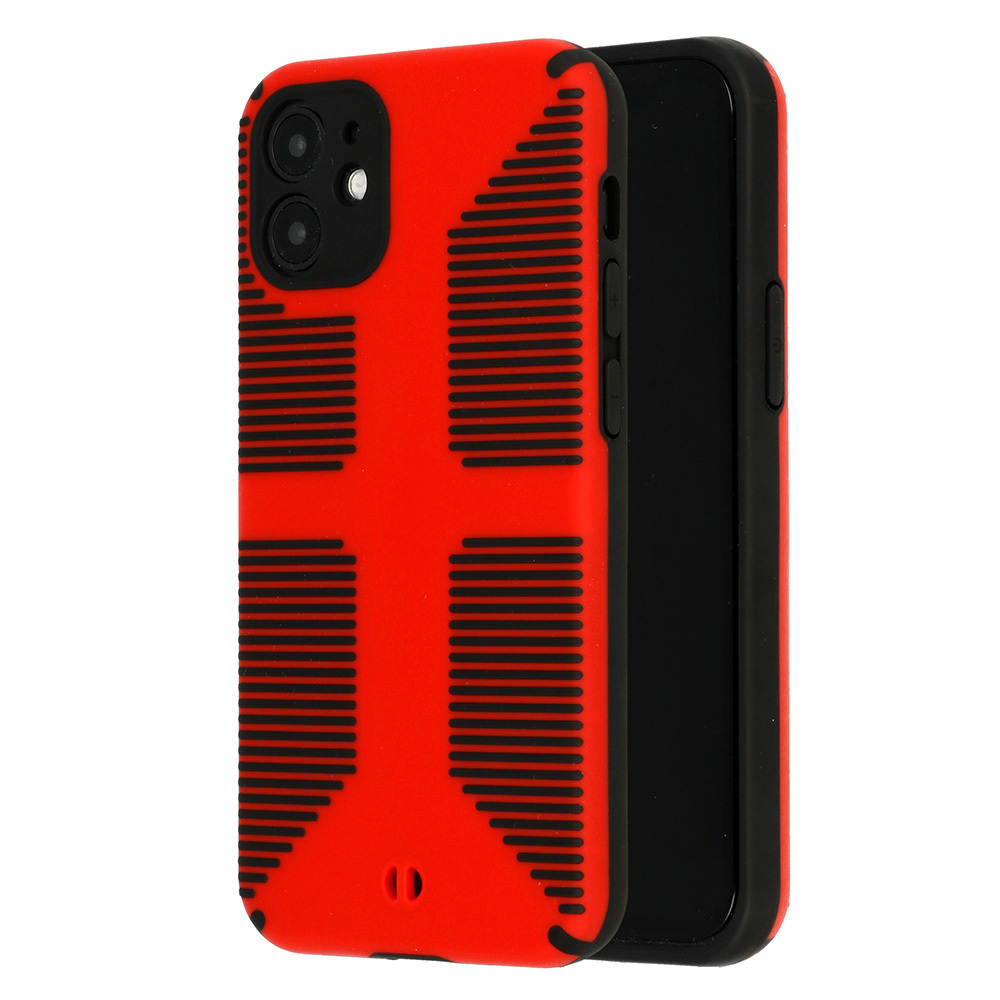 Pouzdro TEL PROTECT Grip Case Apple iPhone 12 Pro - Červené