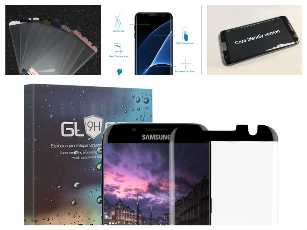 3D Ochranné sklo CASE FRIENDLY na celý displej pro Samsung Galaxy S7 Edge 3D Ochranné sklo CASE FRIENDLY na celý displej pro Samsung Galaxy S7 Edge