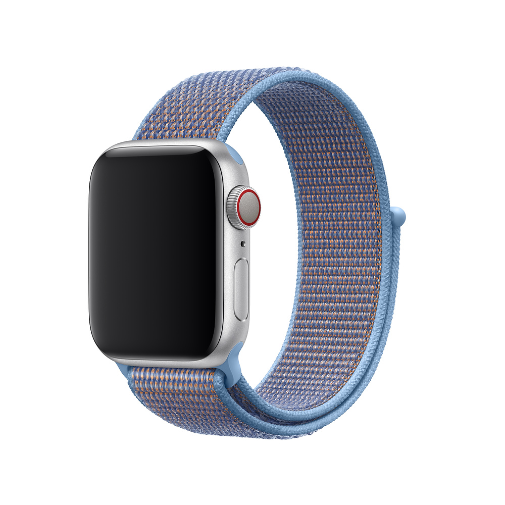 Provlékací sportovní řemínek NYLON Apple Watch Ultra 1/2 49mm - Popelavě modrý