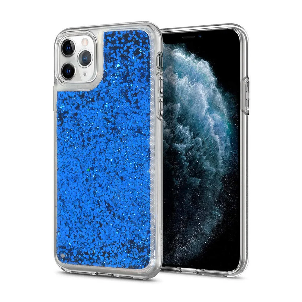 Pouzdro Vennus Liquid Case Apple iPhone 12 Pro Max - Modrá