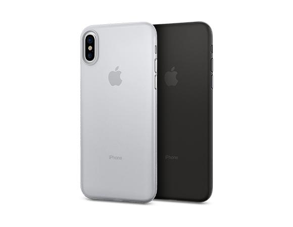 Ultra tenký kryt Spigen Air Skin pro Apple iPhone X Ultra tenký kryt Spigen Air Skin pro Apple iPhone X