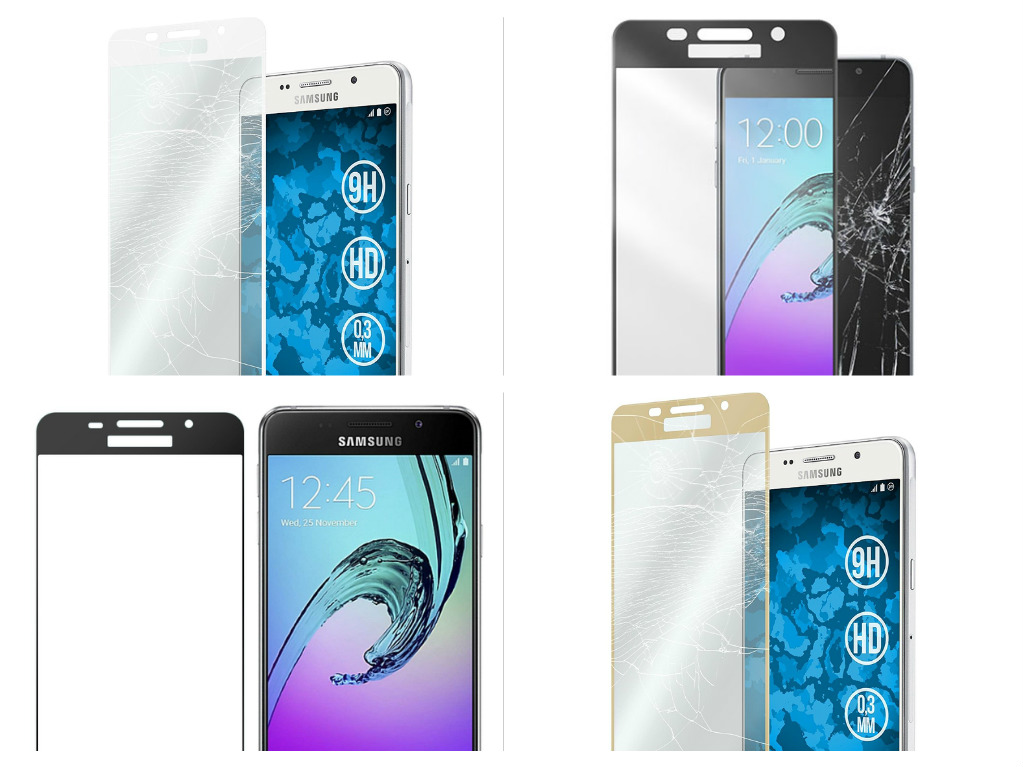 Tvrzené sklo FullCover pro ochranu displeje Samsung Galaxy A5 (2016) Tvrzené sklo FullCover pro ochranu displeje Samsung Galaxy A5 (2016)
