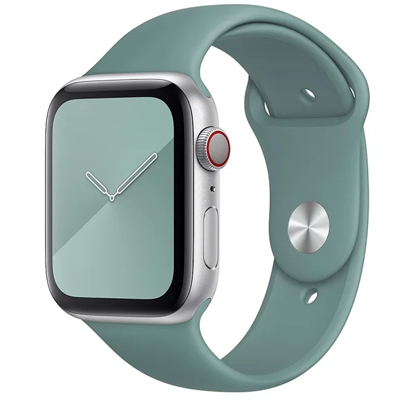 Řemínek iMore SmoothBand pro Apple Watch Series 4/5/6/SE (44mm) - Kaktusově zelený
